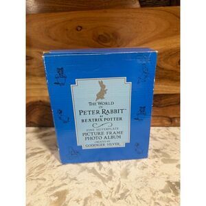 Vintage Godinger Silver Plate The World Of Peter Rabbit Picture Frame Photo Albu